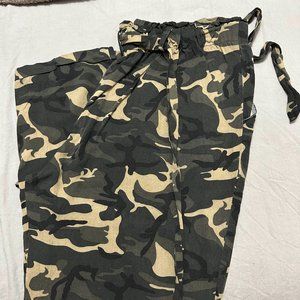 Camo Slouch Casual Pants